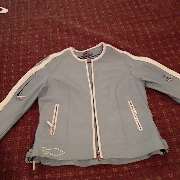 Leather Motorcycle chaps and jacket - Picture 1 of 12